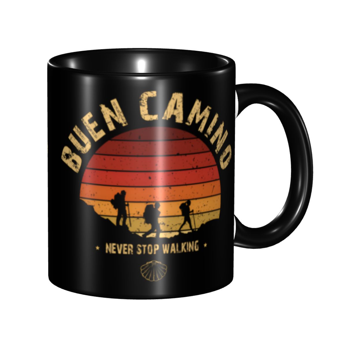 Water Tea And Coffee - Personalisierte Buen Camino De Santiago Kaffeetasse