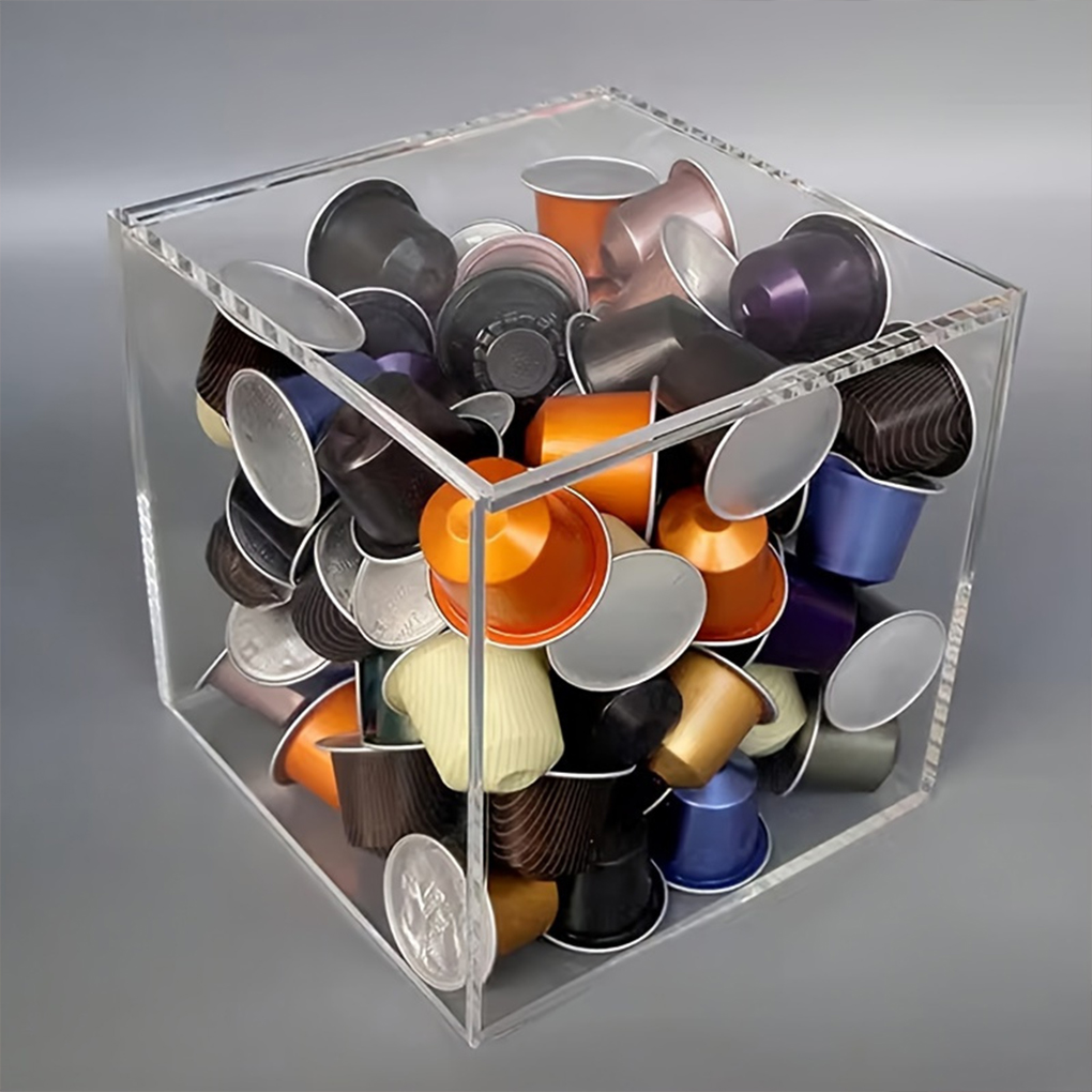 Coffee Tea Box - 2025 neue Aufbewahrungsbox für Kaffeekapseln, Sirup-Organizer,