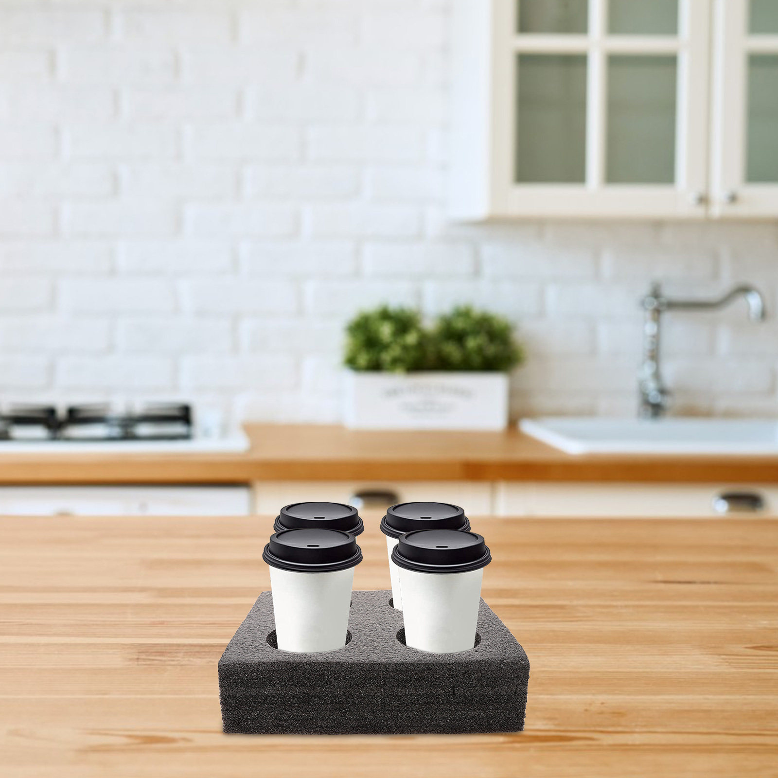 Coffee Tea Holder - Milchtee-Becherträger, Kaffeebecher-Träger für Takeout, Heiß- und