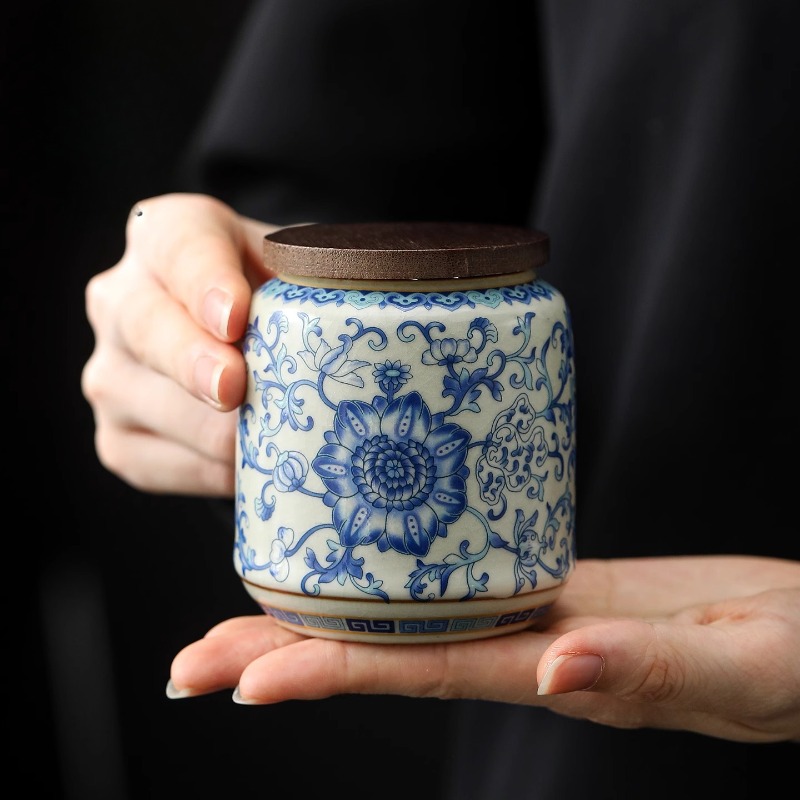 Coffee Tea Jug - Kreative blaue und weiße Porzellan versiegelte