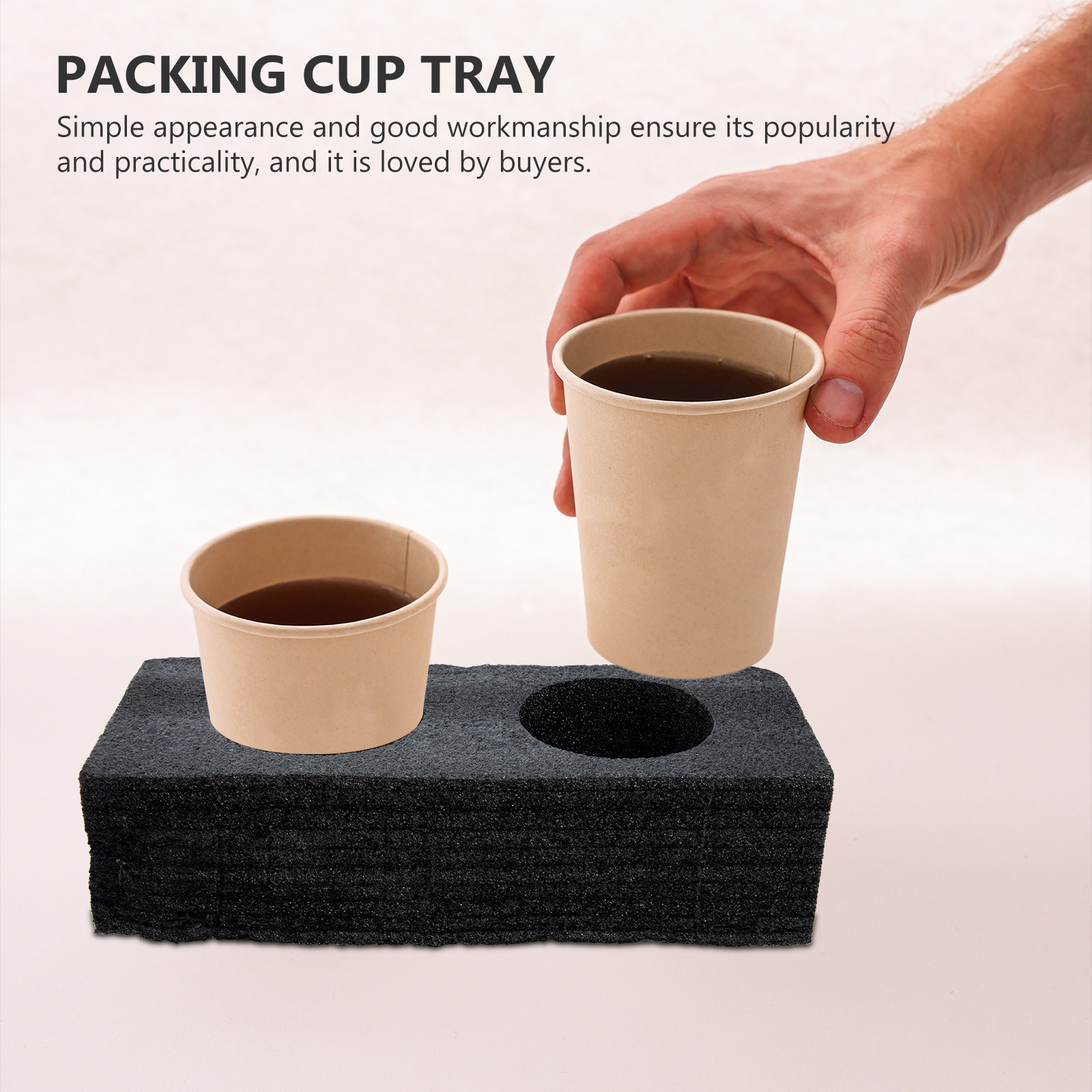 Coffee Tea Holder - 2 Stück Premium-Getränketräger aus lebensmittelechtem Material