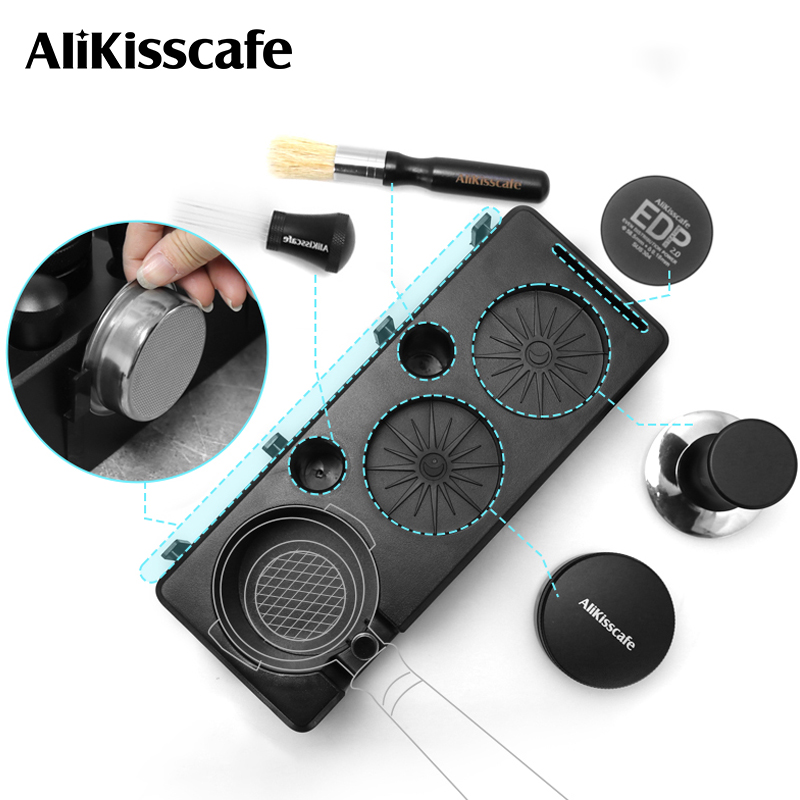 Coffee Tea Holder - AliKisscafe Kaffee Tamping Station Siebträger Halter