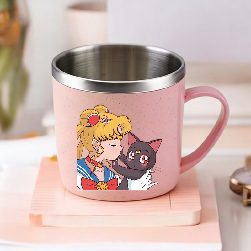 Coffee Y Tea - Cartoon Sailor Moon Kinder-Milchbecher Kawaii Niedliche