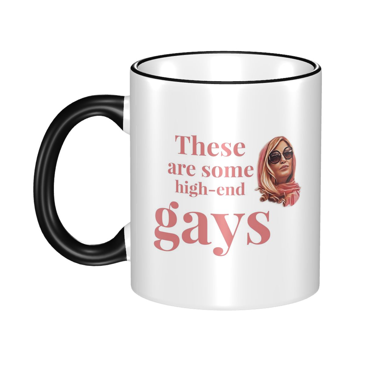 Coffee And Tea Quotes Funny - Tanya McQuoid Tasse mit weißen Lotus-Zitaten,