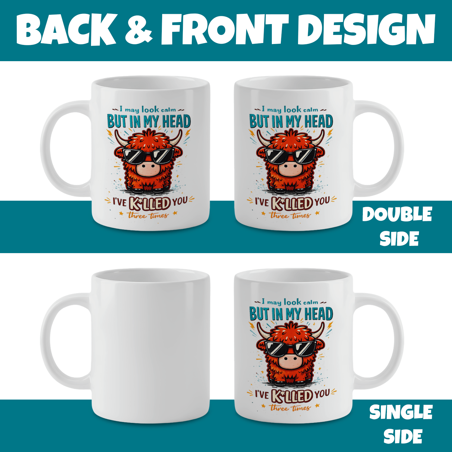 Highland Cow Lustige Zitat-Kaf – Coffee And Tea Quotes Funny Bewertung und Preis
