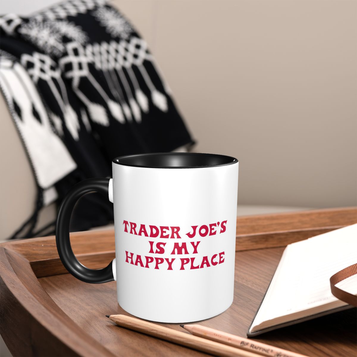 Trader Joe's Is My Happy Place – Coffee And Tea Quotes Funny Bewertung und Preis