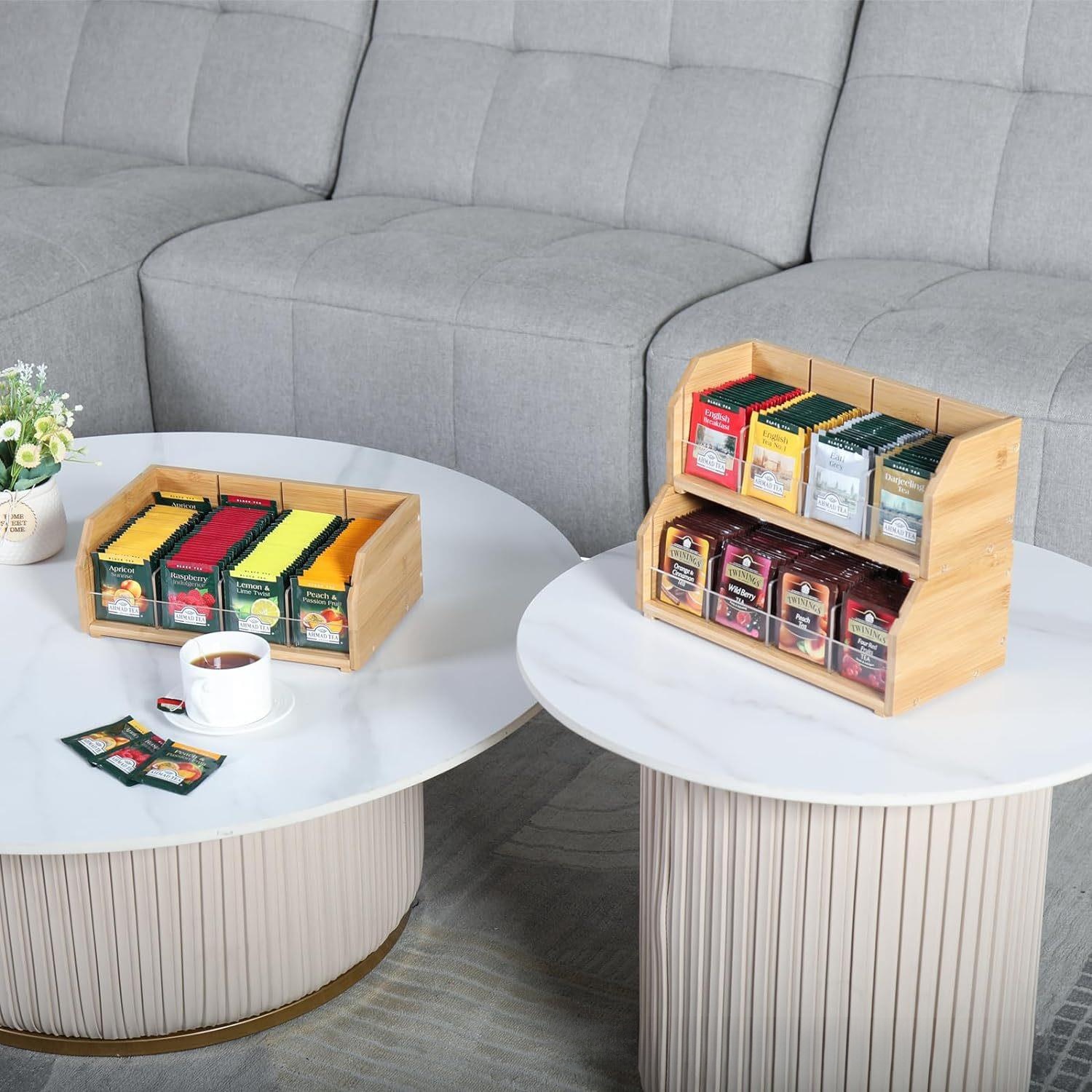 Bambus Teebeutel-Aufbewahrungs – Coffee Tea Box Bewertung und Preis