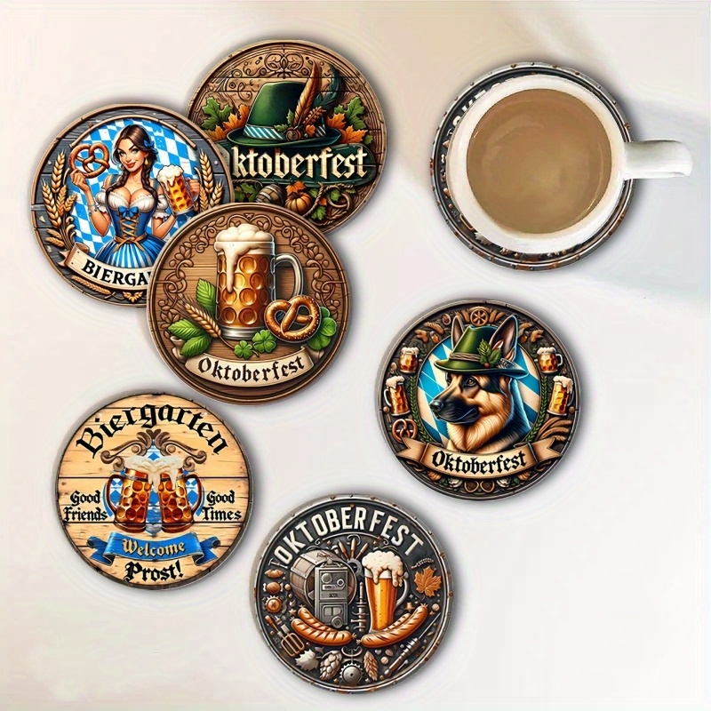 6er-Set 4 Zoll Vintage Holzunt – Coffee Y Tea Bewertung und Preis