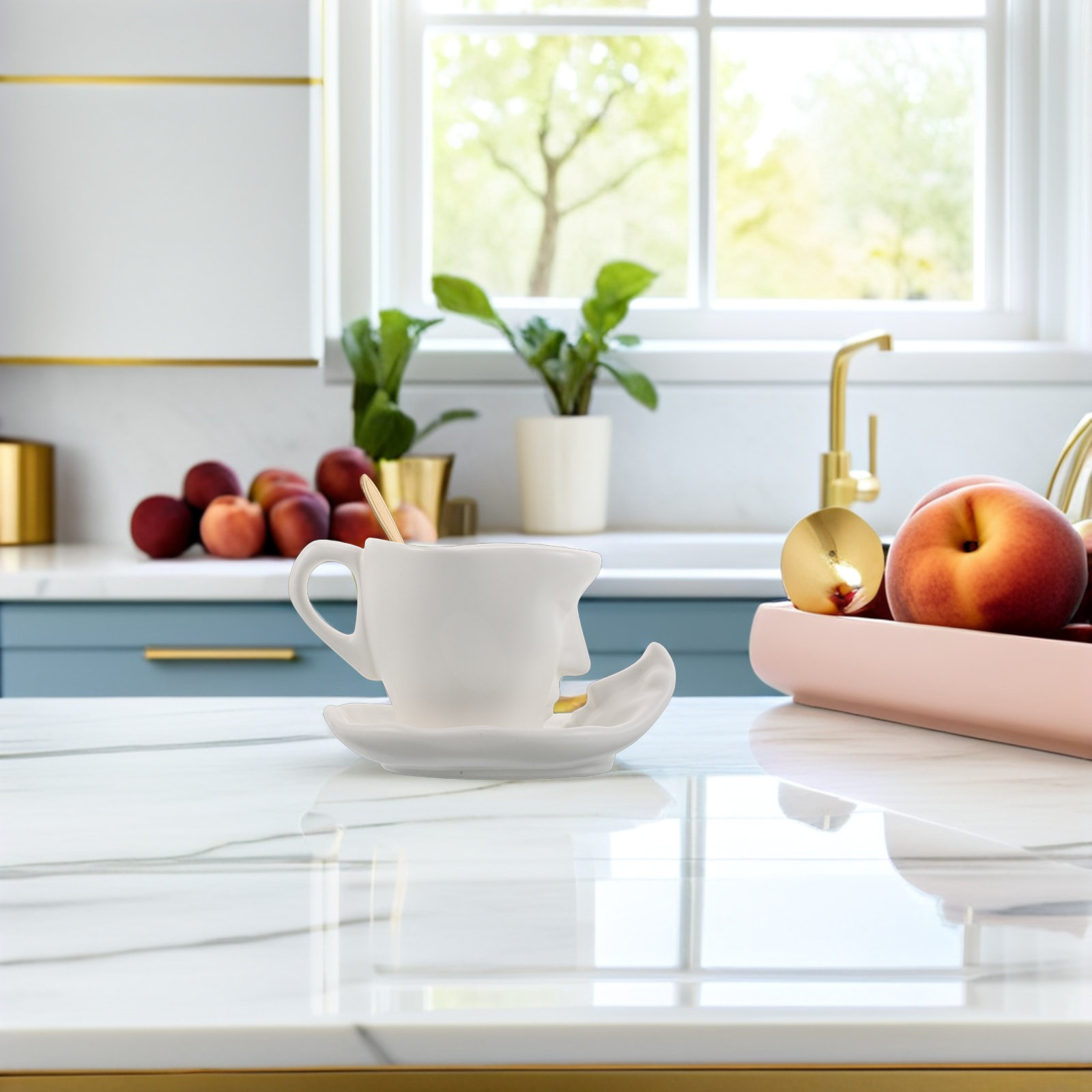 1 Set Keramik-Kuss-Kaffeetasse – Coffee Tea Set Bewertung und Preis