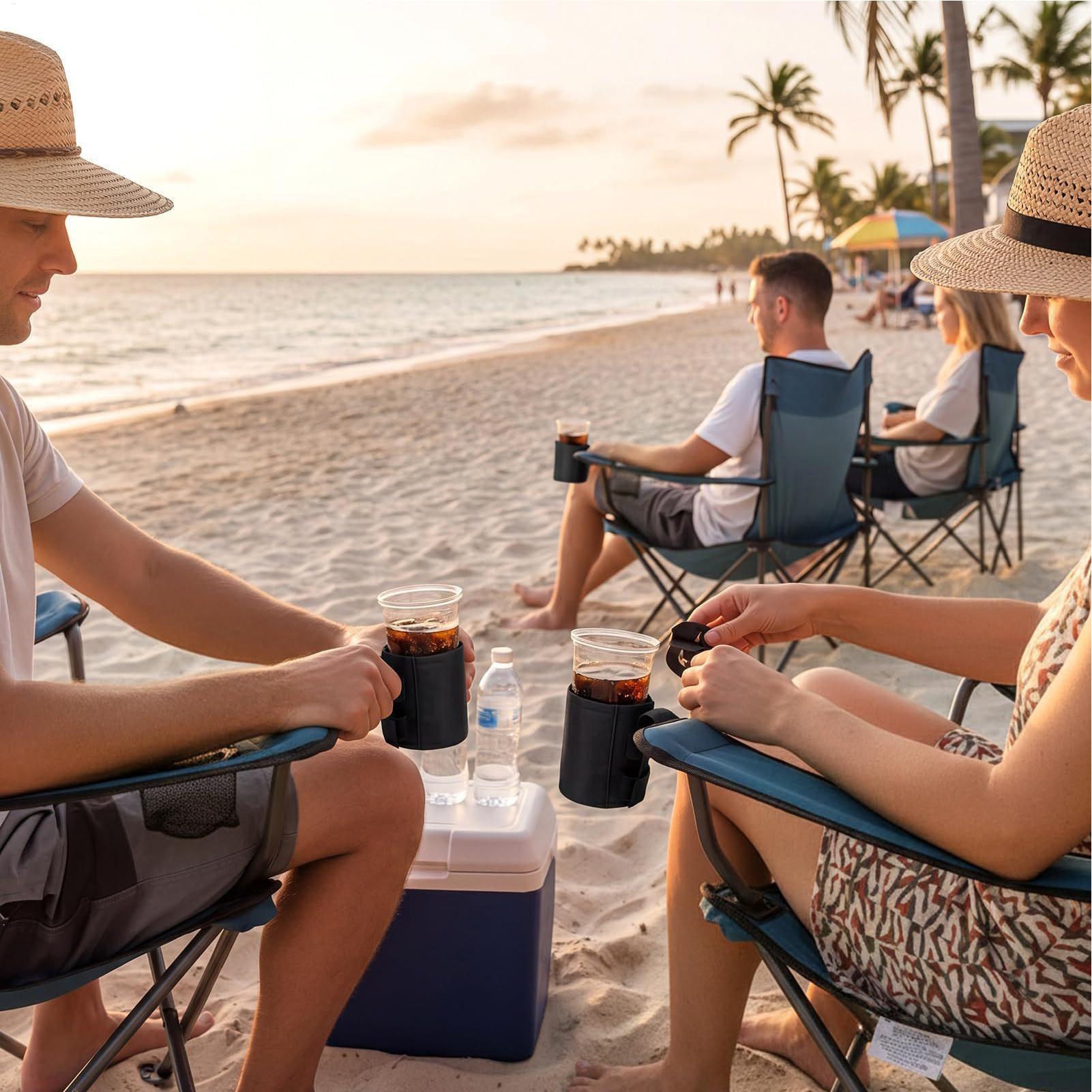 Strandstuhl-Getränkehalter aus – Coffee Tea Holder Bewertung und Preis