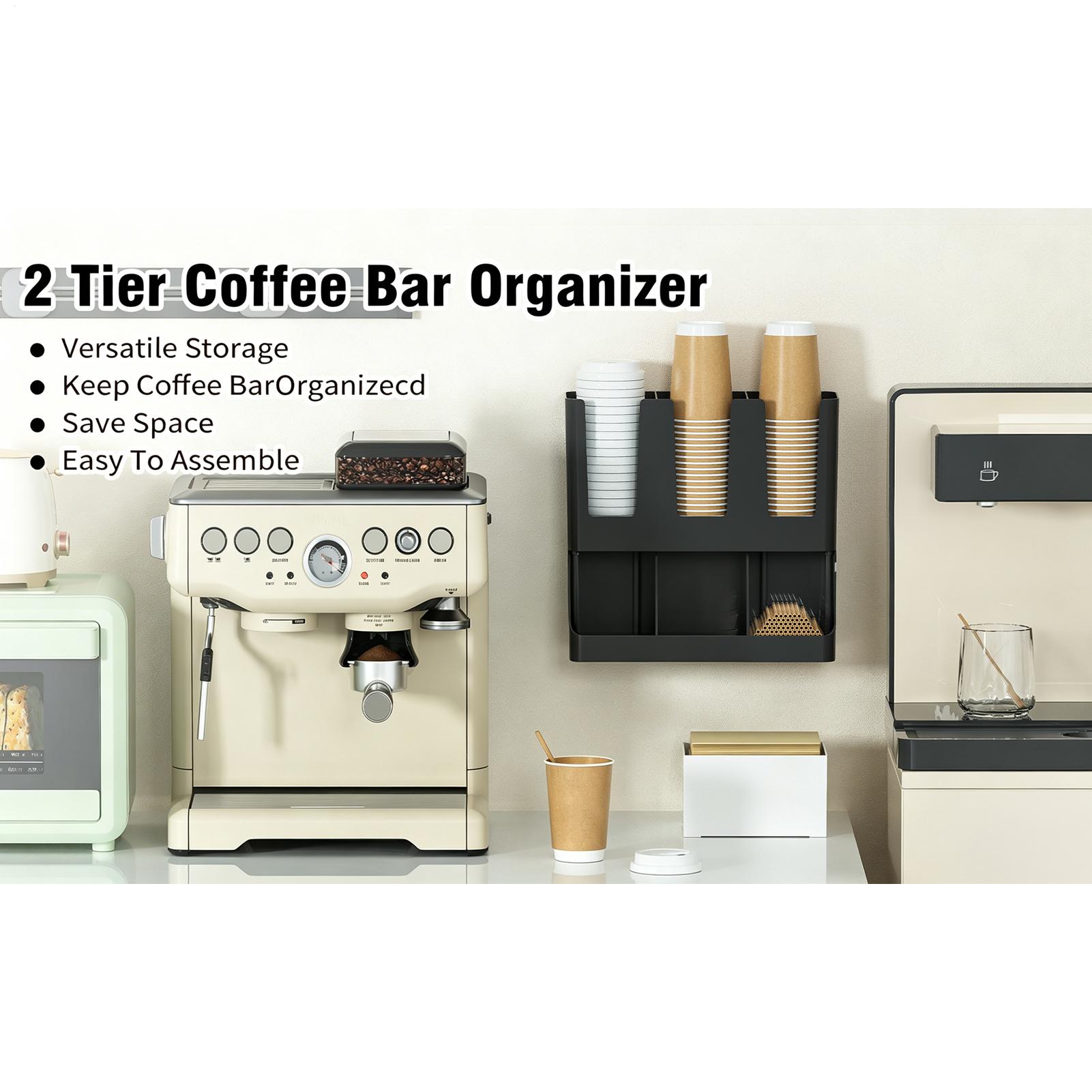 Kaffee-Organizer mit 6 Fächern – Tea Coffee Set Up Bewertung und Preis