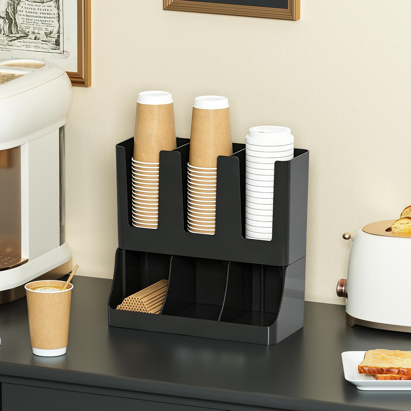 Kaffee-Organizer mit 6 Fächern – Tea Coffee Set Up Bewertung und Preis