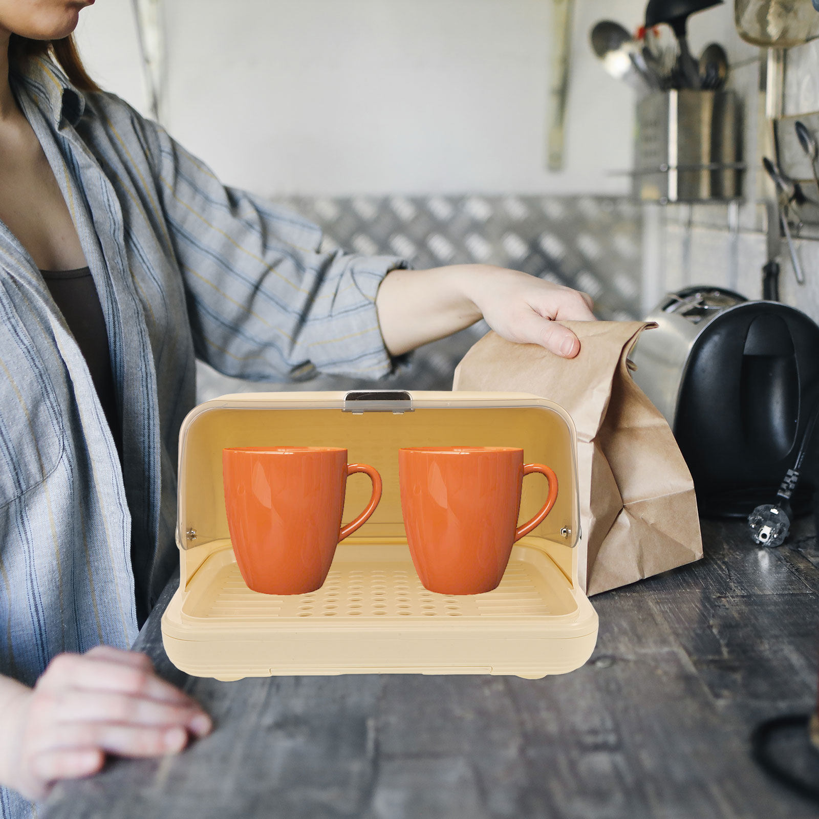 Tassen-Aufbewahrungsbox, Tasse – Coffee Tea Box Bewertung und Preis